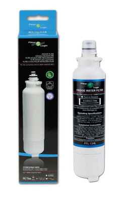 FilterLogic FFL-154L Fridge Water Filter Compatible with LG LT800P, ADQ73613401