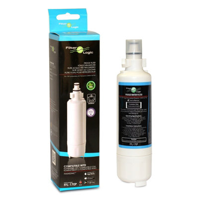 FilterLogic FFL-170P Fridge Water Filter Compatible With Panasonic CNRAH- 257760, CNRBH-125950, PANCNRBH125950; WD-257760, NR-BG53V2, NR-BG53VW2, NR- B53V1, NR-B53V2, AH-PCN; FL-330, AQF-257760 (1 Pack
