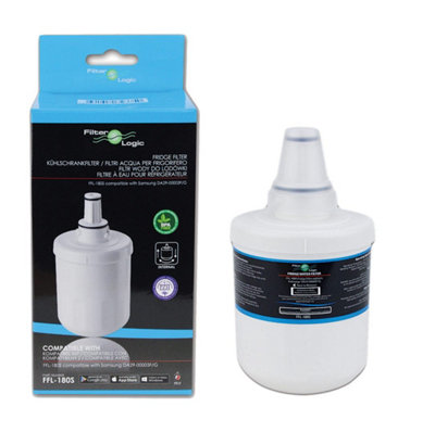 FilterLogic FFL-180S Fridge Water Filter Compatible with Samsung DA29-00003G, Aqua-Pure Plus HAFIN2/EXP