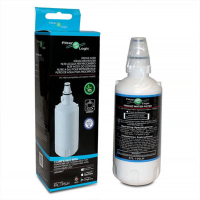 FilterLogic FFL-195LH | Wasserfilter kompatibel mit Liebherr 7440011, 9880980 InfinitySpring Water Filter Kühlschrankfilter Filterpatrone
