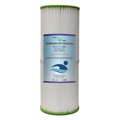 FilterLogic SFL-25 Compatible with Pleatco PRB25-IN Hot Tub Spa Filter - Also fits Unicel C4326, Darlly 42513