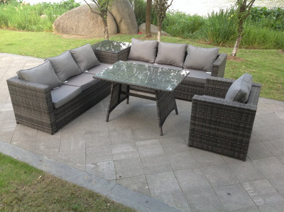 7 seater garden deals sofa