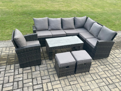 Small corner deals patio sofa