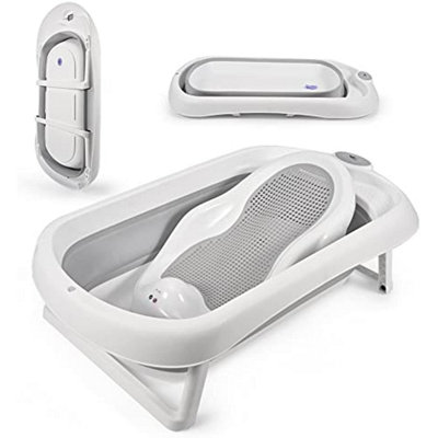 Fimous Foldable Bathtub PVC Adult SPA Soaking Water Tub with Cover for Bathroom