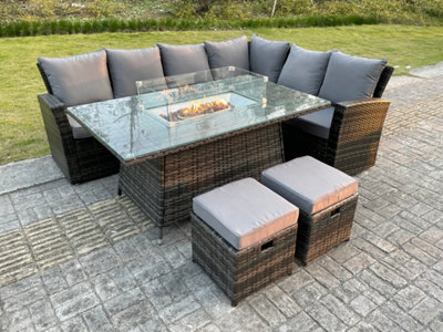 Small rattan best sale table and chairs