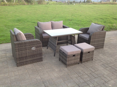 Rattan 2 seater table deals and chairs