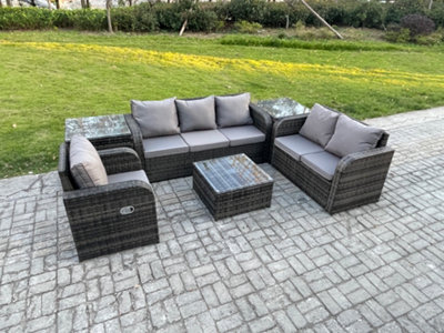 Reclining patio deals loveseat