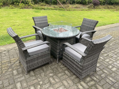 Fire pit chairs set of deals 4