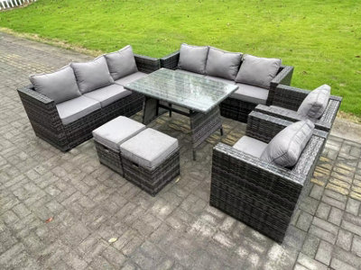 Small rattan deals garden furniture sets