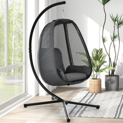 Swing chair indoor online with stand