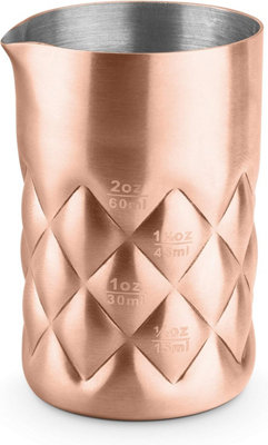 Final Touch Yarai Jigger In Rame – Misuratore Per Cocktail 60 Ml – Acciaio Inox
