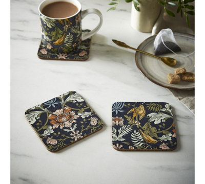 Finch & Flower Animal Print Printed MDF Coasters (4 Pack)