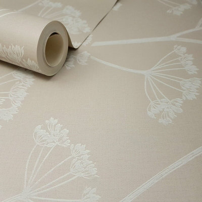Fine Décor Albury Soft Grey White Wallpaper
