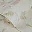 Fine Décor China Satin Classics Pink, Green & Ivory Shimmer Wallpaper