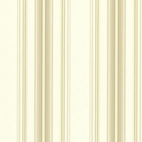 Fine Décor Claremont JasmFine Gold Ivory Green Wallpaper