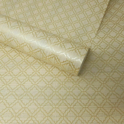 Fine Décor DecorlFine Avalon Berkeley Beige Wallpaper