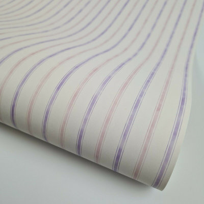 Fine Décor Dollhouse Lizabeth Magenta Magenta Lilac Pink Wallpaper
