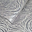 Fine Décor Essence Swirl Silver Purple Print Wallpaper