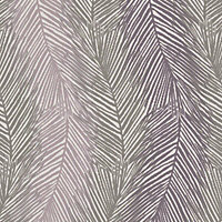 Fine Décor Essence Wave Grey Silver Floral Wallpaper
