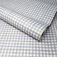 Fine Décor Heart Of The Country Gingham White Checked Wallpaper