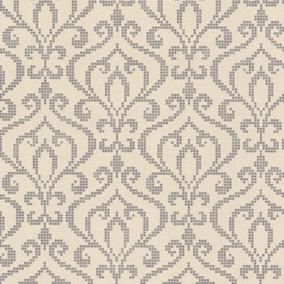 Fine Décor KJ Sparkle Textured Mini Classical Mauve Wallpaper