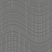 Fine Décor Mercury Wave Slate Blue Glitter Effect Wallpaper