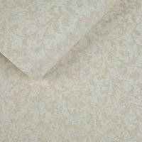 Fine Décor Mirage XVI Empire Leaf Scroll Cream Gold Wallpaper