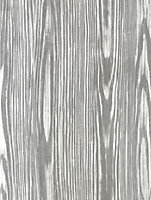 Fine Décor Non-Woven Wood Effect Eclipse Paste The Wall Wallpaper Grey White