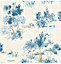 Fine Décor Toile Blue & Cream Hand Painted Watercolour Trees Wallpaper