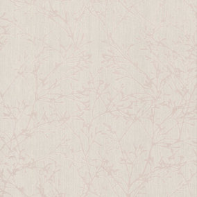 Fine Décor Tranquillity Grey Floral Wallpaper