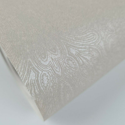 Fine Décor Vision Pyxis Allover Taupe Grey Paisley Wallpaper