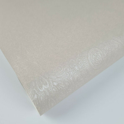 Fine Décor Vision Pyxis Allover Taupe Grey Paisley Wallpaper