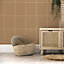 Fine Decor Camden Stitch Tan Wallpaper FD42991