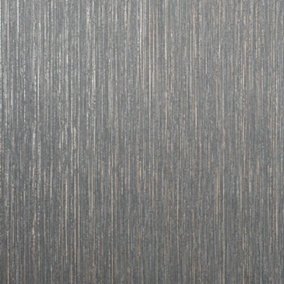 Fine Decor Cascade Plain Dark Grey Wallpaper FD42982