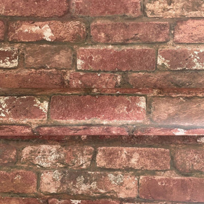 Fine Decor Distinctive Brick Rustic Red Wallpaper FD31285
