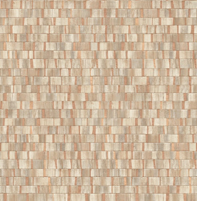 Fine Decor FD24925 Small Metallic Wallpaper, Copper