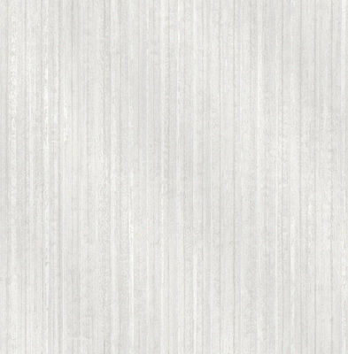 Fine Decor FD24928 Vertical Metal Wallpaper, White