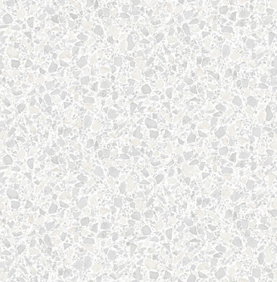 Fine Decor FD24954 Terrazzo Wallpaper, White