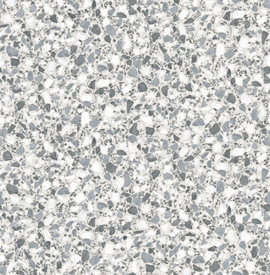 Fine Decor FD24956 Terrazzo Wallpaper, Grey/Silver