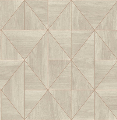 Fine Decor FD25324 Diamond Wood Wallpaper, Cream