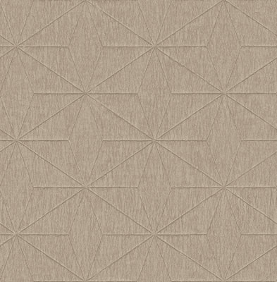 Fine Decor FD25340 Crepe Star Wallpaper, Gold