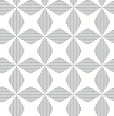 Fine Decor FD25510 Telestar Wallpaper, Black/White