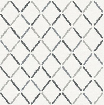 Fine Decor FD25534 Allotrope Wallpaper, Charcoal