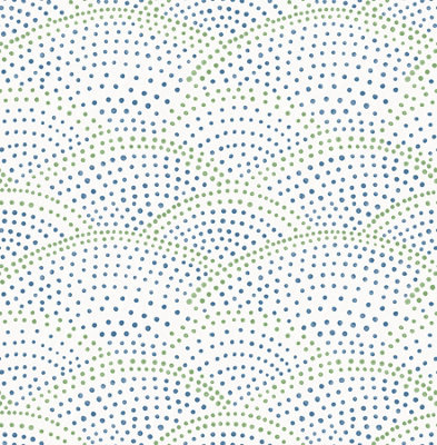 Fine Decor FD25800 Bennett Wallpaper, Blue/Green
