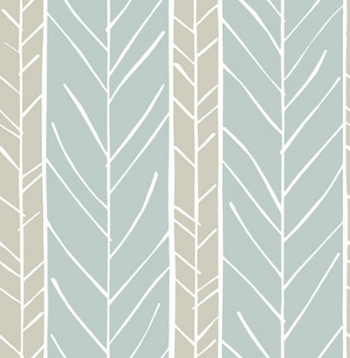 Fine Decor FD25820 Lottie Wallpaper, Aqua/Beige