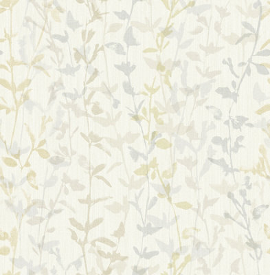 Fine Decor FD25933 Thea Wallpaper, Yellow/Grey