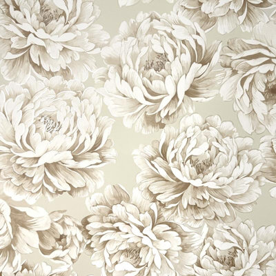 Fine Decor Imogen Floral Natural Luxury Wallpaper