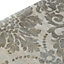 Fine Decor Insignia Grey Tarnished Floral Damask Wallpaper Paste The Wall