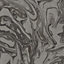 Fine Decor Marble Charcoal Silver Wallpaper Paste The Wall Textured Metallic