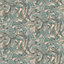 Fine Decor Marble Teal Silver Wallpaper Paste The Wall Textured Metallic Modern